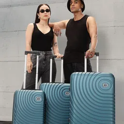 Roadster HRD Set Of 3 Textured Trolley Bag- 171.5 L-13