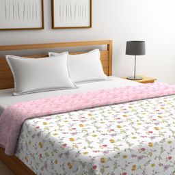 Portico New York Multicoloured Floral AC Room 120 GSM Double Bed Comforter-image-88