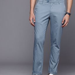 Raymond Men Textured Slim Fit Trousers-picture-47