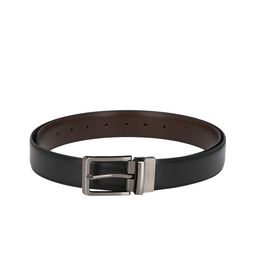 Calvadoss Men Black & Brown Solid Reversible Belt-image-42