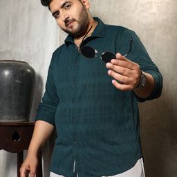 Instafab Plus Men Comfort Opaque Casual Shirt-image-94