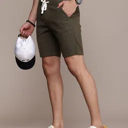Roadster Men Solid Regular Shorts-image-5