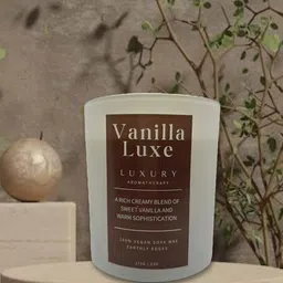 Earthly Edges White & Brown Scented Jar Candle-image-82