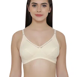 Clovia Non-Padded Non-Wired Bra In Skin With Full Cups-picture-27