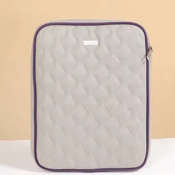 Nestasia Unisex Grey Textured Tablet Sleeve-image-56