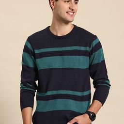 Mast & Harbour Striped Pullover-image-14
