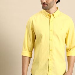 United Colors of Benetton Pure Cotton Slim Fit Casual Shirt-image-67