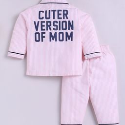 Clt.s Unisex Kids Striped Printed Night suit-picture-22