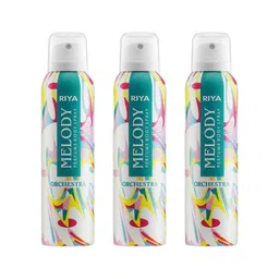 RIYA Set Of 3 Melody Orchestra Long Lasting Perfume Deodorant Body Spray - 150ml Each-56