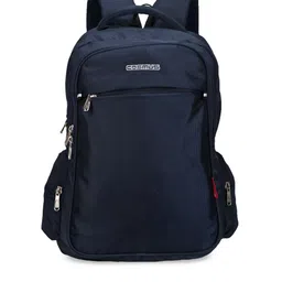 COSMUS Unisex Navy Blue Solid Backpack-18