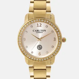Carlton London Women Gold-Toned Analogue Watch CL031GIVG-image-33