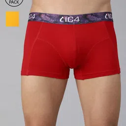 IC4 Men Pack of 2 Red & Yellow Solid Trunks 0R-Y-254P2-picture-1