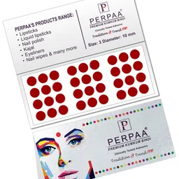 PERPAA Set of 2 Maroon Velvet Kumkum Bindi Box with 15 Flaps Each - Size 3 image 4