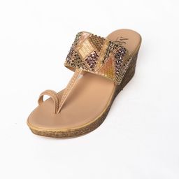MyMy Footwear Ethnic Wedge Sandals-image-21