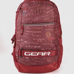 Gear Unisex Typography Printed Laptop Backpack 30L-52