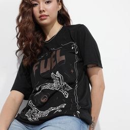The Roadster Life Co. Oversized Fit Graphic Printed T-shirt-picture-10