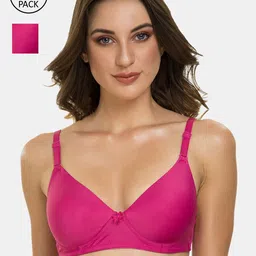 Tweens Pack Of 2 Solid Non-Wired Lightly Padded Everyday Bra-image-94