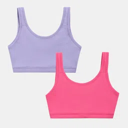 Sillysally Girls Pack Of 2 Full Coverage All Day Comfort Beginners Bra-49
