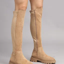 Truffle Collection Women Block Heeled Winter Boots-44
