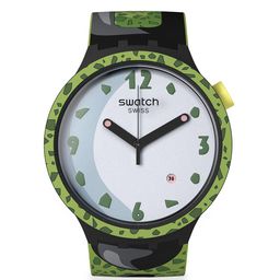 Swatch Unisex Printed Dial Analogue Watch SB01Z401-image-12