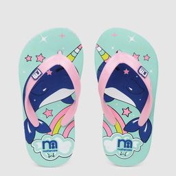 mothercare Girls Multicoloured Printed Rubber Thong Flip-Flops-image-38