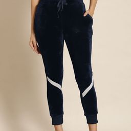 Sweet Dreams Women Navy Blue Solid Lounge Joggers-image-62