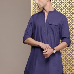 House of Pataudi Pure Cotton Rozana Kurta-picture-23