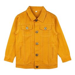 Style Quotient Boys Mustard Solid Tailored Jacket-image-104