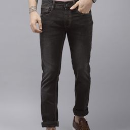 Pepe Jeans Men Charcoal Grey Vapour Slim Fit Mid-Rise Stretchable Jeans-image-69