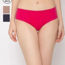 Candyskin Women Pack Of 3 Assorted Sustainable Bikini Briefs CSPL-010-picture-4