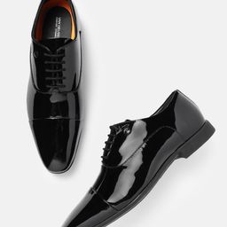 Van Heusen Men Formal Patent Leather Oxfords-image-53