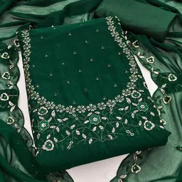 KALINI Embroidered Unstitched Dress Material-54