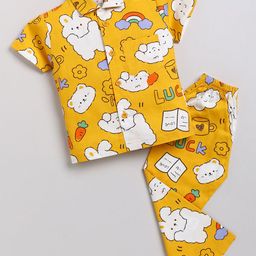 NAUTI KIDZ Boys Printed Pure Cotton Night suit-picture-2