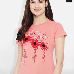 Fabflee Pack of 2 Typography Printed T-Shirt-image-81