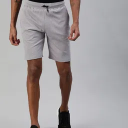 TOM BURG Men Grey Solid Regular Fit Regular Shorts-image-43