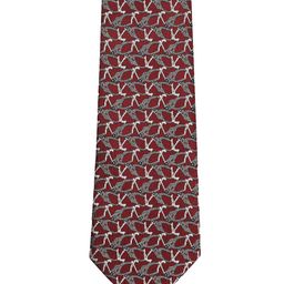 Tossido Maroon Printed Broad Tie-picture-25