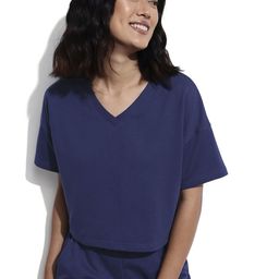 Dressberry Basics Nautical Vibe Cropped Boxy T-shirt-image-73