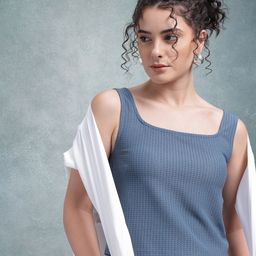 The Roadster Life Co. Square Neck Open Weave Top-picture-22
