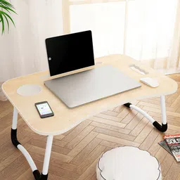 Story@home White Mapple Foldable Laptop Table-20