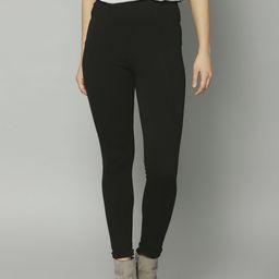Marks & Spencer Women Black Solid Treggings-51