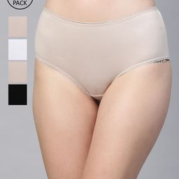 Marks & Spencer Women Pack of 5 Solid Hipster Briefs T612004XOPALINE-image-74