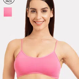 Tweens Pink Solid Non-Wired Lightly Padded Everyday Bra TW-9280-2PC-BPK-34B-image-26