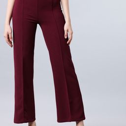 Tokyo Talkies Women Mid-Rise Regular Fit Trousers-image-64