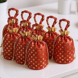 Kuber Industries Set Of 8 Printed Potli Clutches-image-11