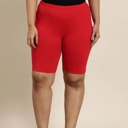 Sztori Women Plus Size High-Rise Lounge Shorts-image-42