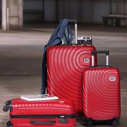 Roadster HRD Set Of 3 Textured Trolley Bag- 171.5 L-15
