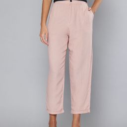 SCOUP Women Straight Fit Pleated Trousers-image-51