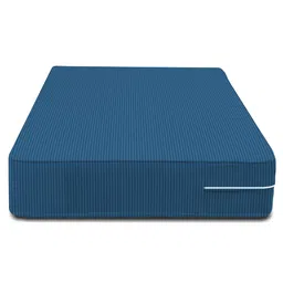 bsb home Blue Cotton Breathable Mattress Protector-image-18