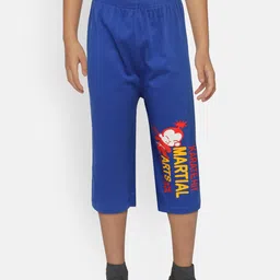 dongli Boys Blue Printed Regular Fit Shorts-picture-24