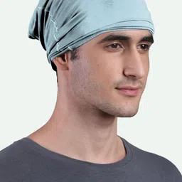 FREECULTR Blue Solid Bamboo Anti Microbial Bandana-image-65